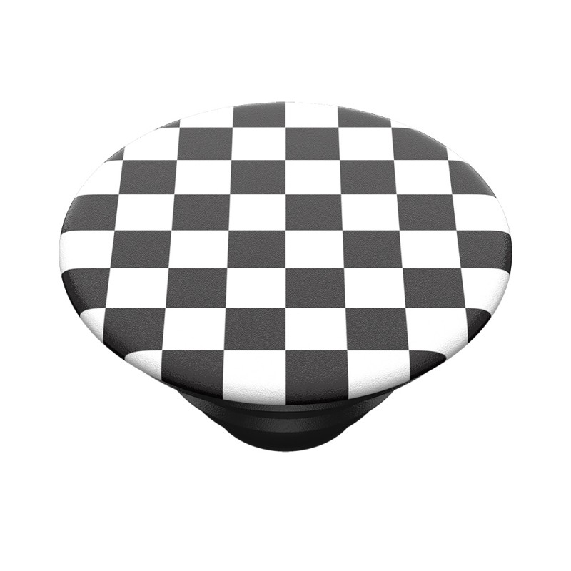 Suport Popsocket Checker Negru-Alb